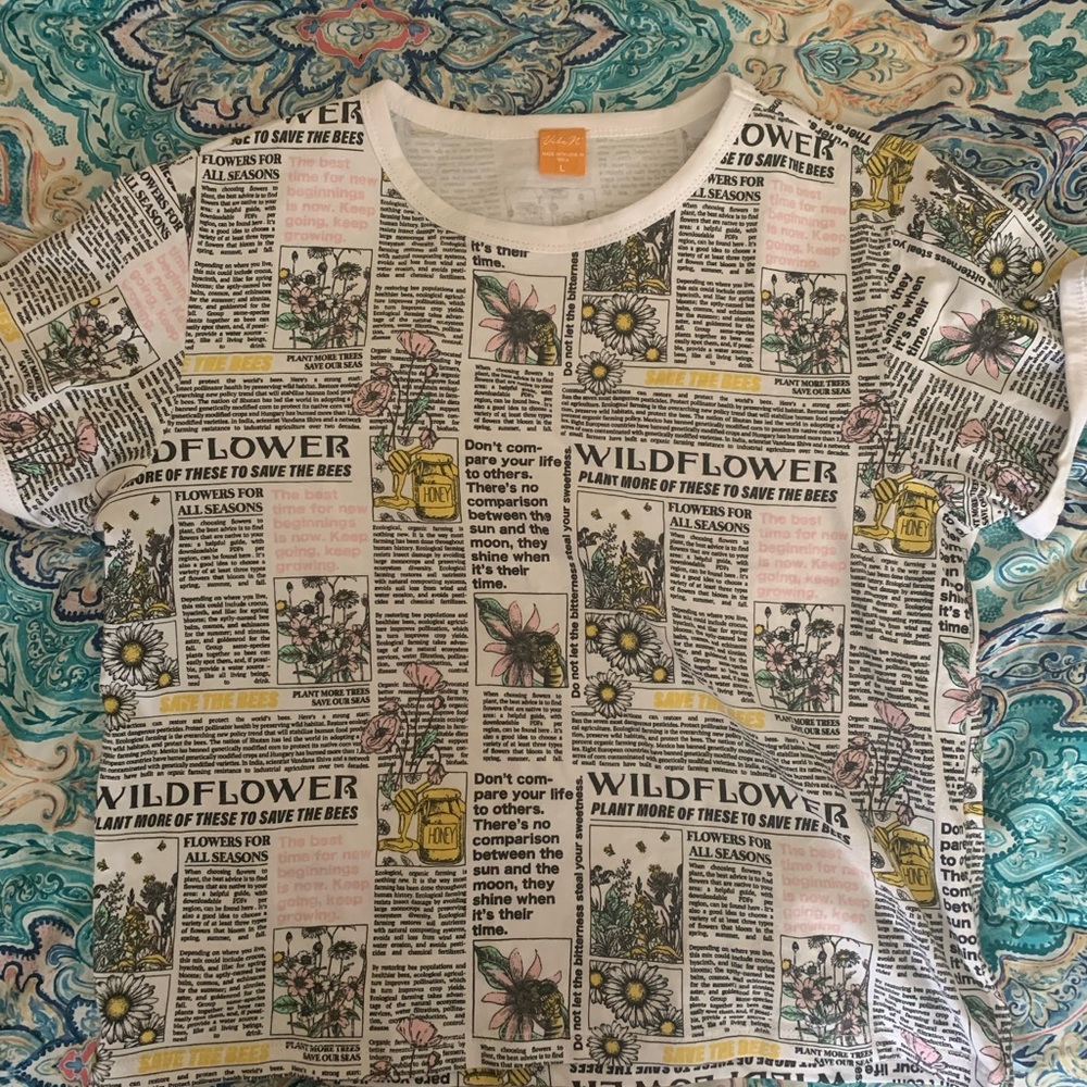 My sister never wore this shirt, so what’s the point of keeping it.